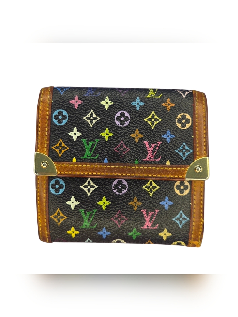 Louis Vuitton Murakami Monogram Bifold Wallet With COA